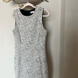 Calvein Klein dress in tweed-like material